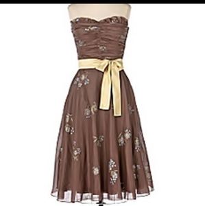 100% cotton Odille strapless dress